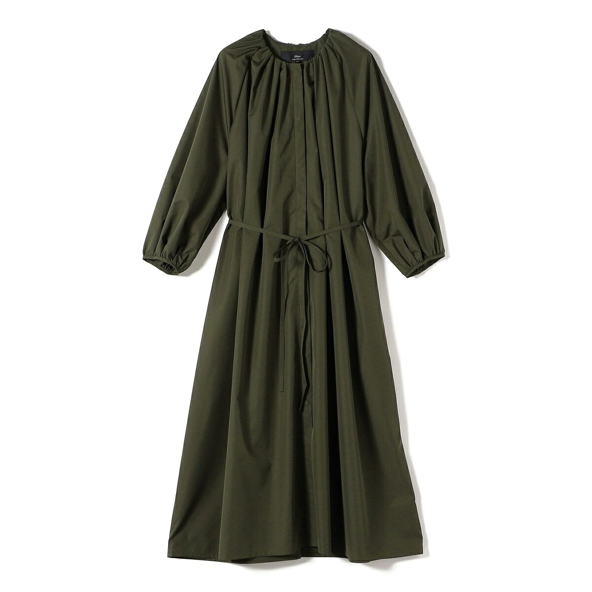 SHIPS Primary Navy Label:〈手洗い可能〉撥水 羽織 ギャザー ワンピース/シップス(SHIPS)|丸井(マルイ)店