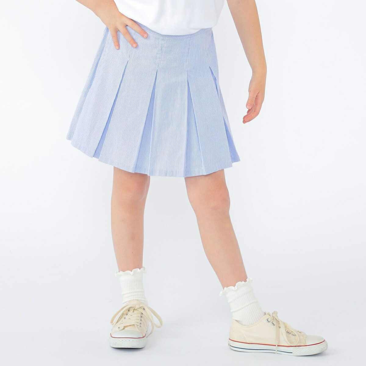 SHIPS KIDS:100～130cm /コードレーン プリーツ キュロット／シップス（SHIPS）