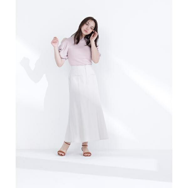 フロントジップマーメイドスカート／ナチュラルビューティーベーシック（NATURAL BEAUTY BASIC）