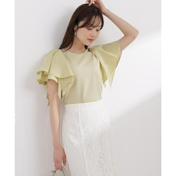 ボリュームラッフルスリーブニット 26SS／プロポーション ボディドレッシング（PROPORTION BODY DRESSING）