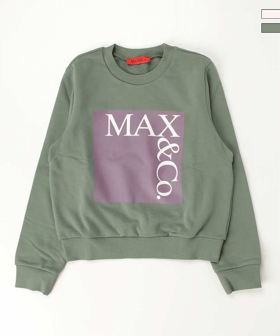 MAX＆Co. ブランドロゴスウェットプルオーバー／マックスアンドコー（MAX＆Co.）