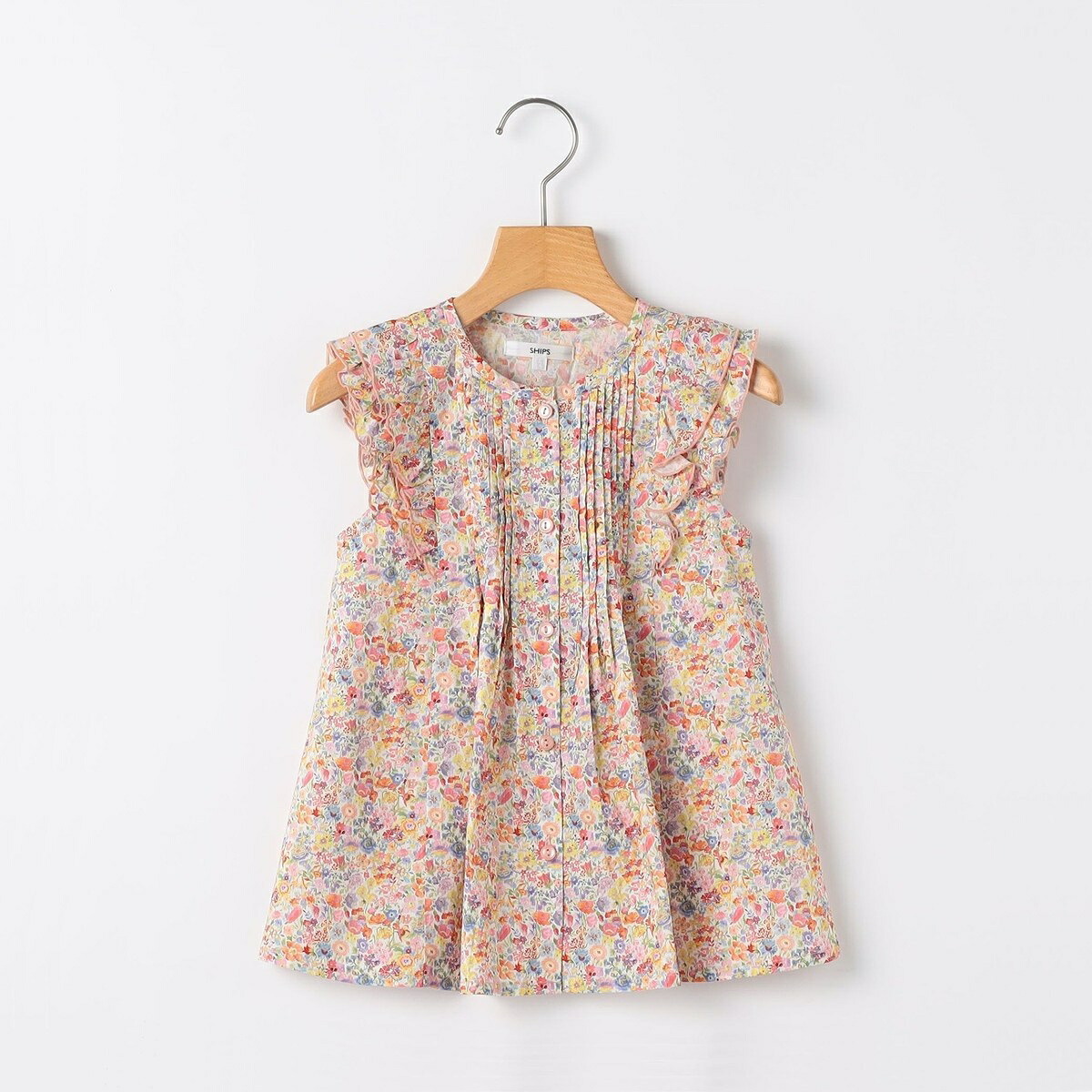 SHIPS KIDS:80～90cm / リバティ フリル ブラウス／シップス（SHIPS）｜丸井（マルイ）店