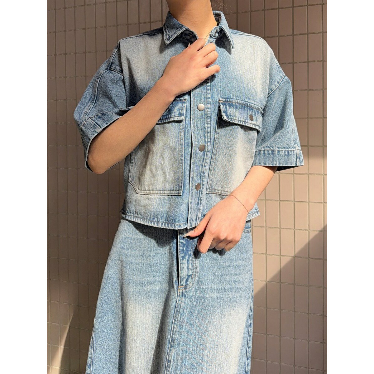 ドロー/DRAW Wフラップデニムシャツ／ドロー（DRAW）｜丸井（マルイ）店