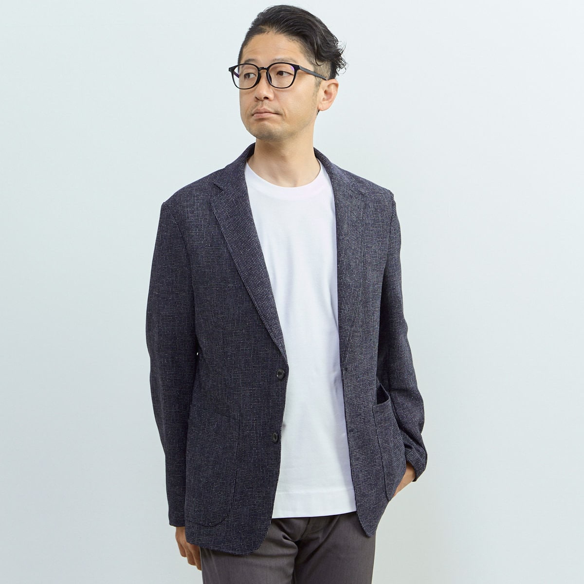 ビシュウサマーツィードライトジャケット／メンズメルローズ（MEN'S MELROSE） 20,306円