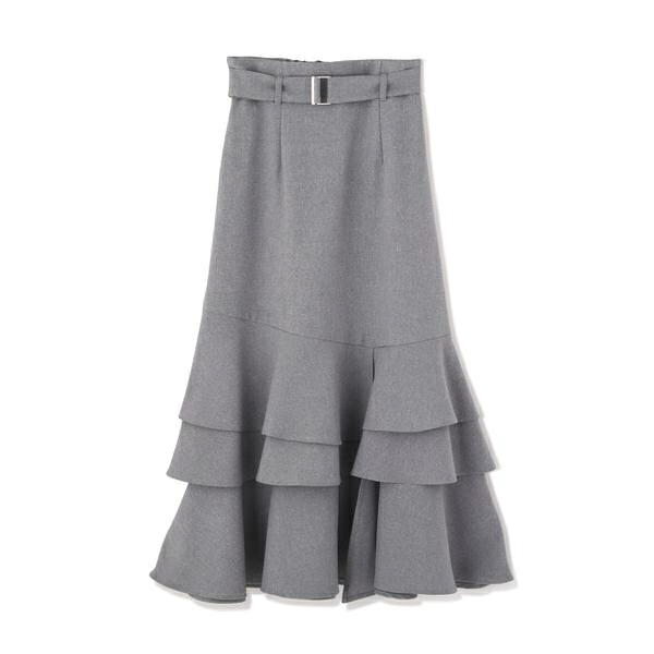 ベルト付きアシメヘムスカート／ジル バイ ジル スチュアート（JILL by JILL STUART）