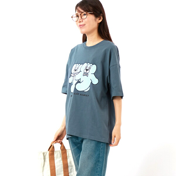 T.A. T（DUMPLING CAT FAMILY）／フラボア（FRAPBOIS） トップス-レディースファッション-Tシャツ・カットソー