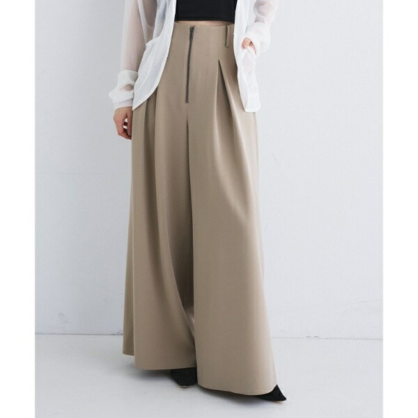 zip wide pants／コードエー（CODE A）