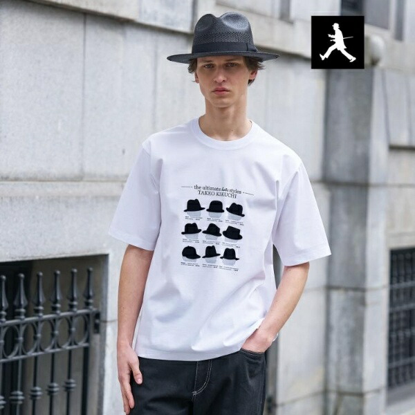【BOWLER HAT LABEL】クールデオドラントジャージ ハットスタイルス 半袖Tシャツ／タケオキクチ（TAKEO KIKUCHI）