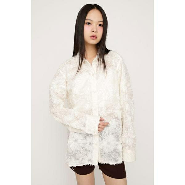 LOOSE LACE シャツ／スライ（SLY）