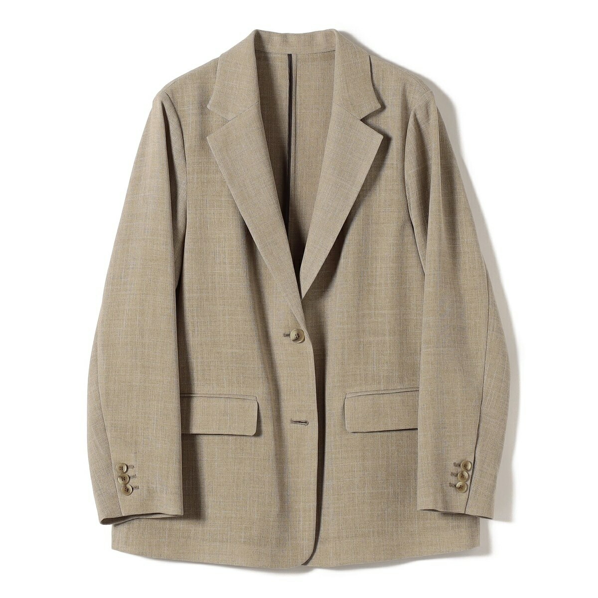 〈吸水速乾・手洗い可能〉麻調 ドンゴロス 2釦 ジャケット 2／シップス（SHIPS）