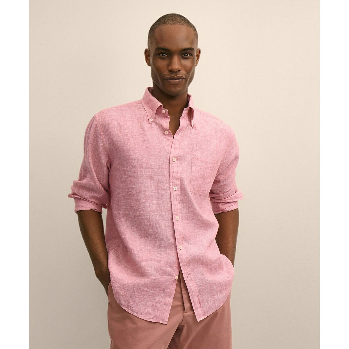 アイリッシュリネン　カジュアルシャツ　Regular Fit／ブルックスブラザーズ（Brooks Brothers） 16,401円