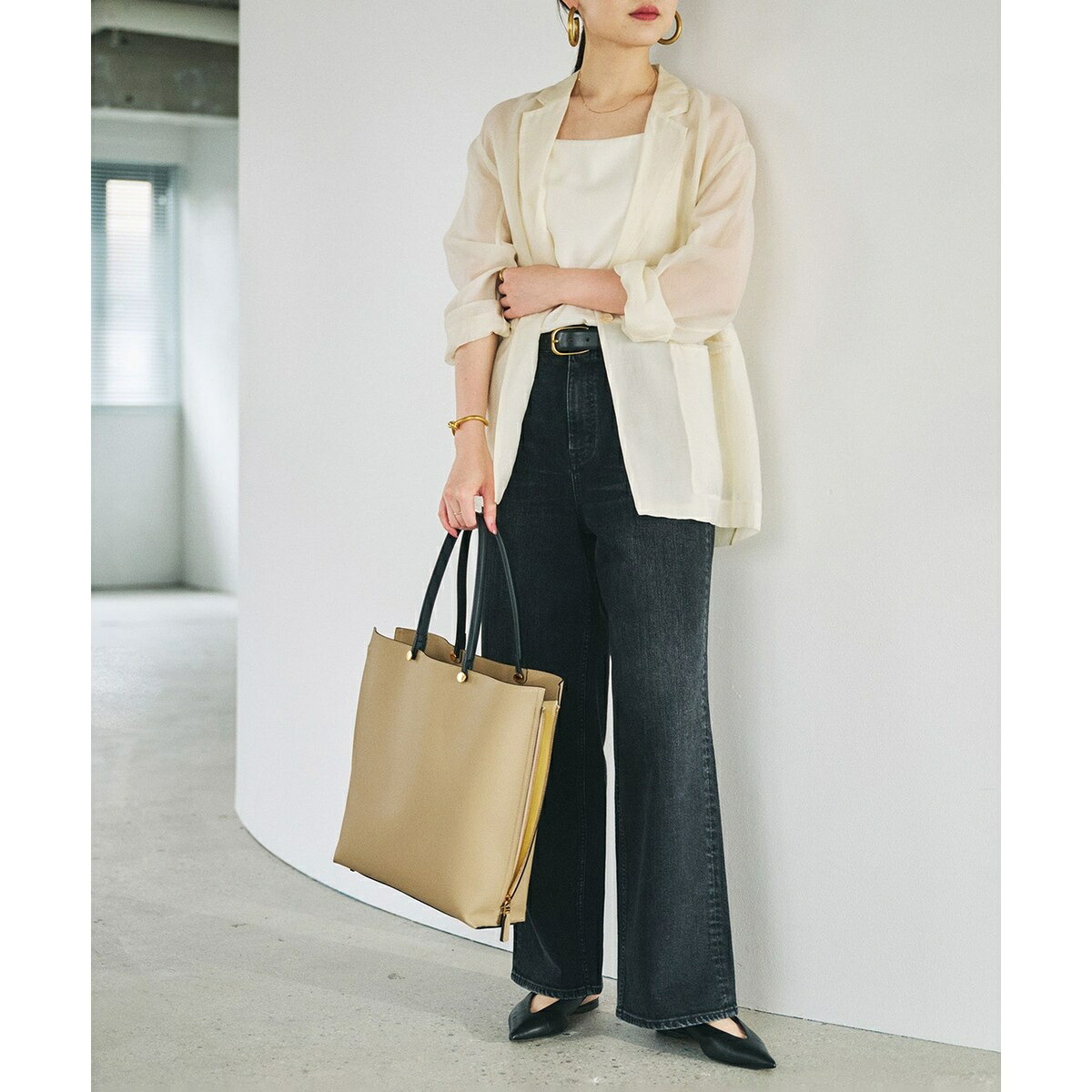 【E'POR】Y BAG Large/A4対応・通勤／ロペ（ROPE'） 10,395円