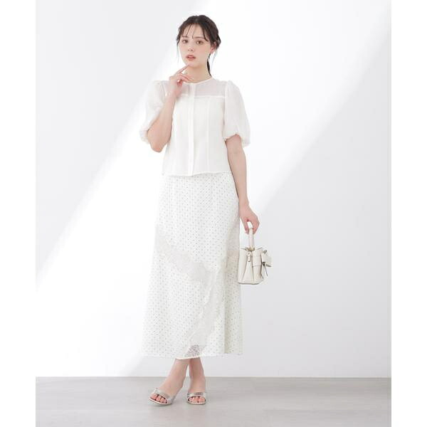 レーストリムスカート 26SS／プロポーション ボディドレッシング（PROPORTION BODY DRESSING）