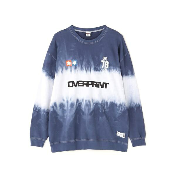 overprint／大層らしい刷り上げる／SPACE DYE sweat shirts／エルエイチピー（LHP） スウェット・トレーナー-レディースファッション