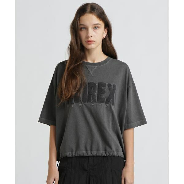 《直営店限定》FADE WASH SAGARA LOGO T-SHIRT／アヴィレックス（AVIREX）