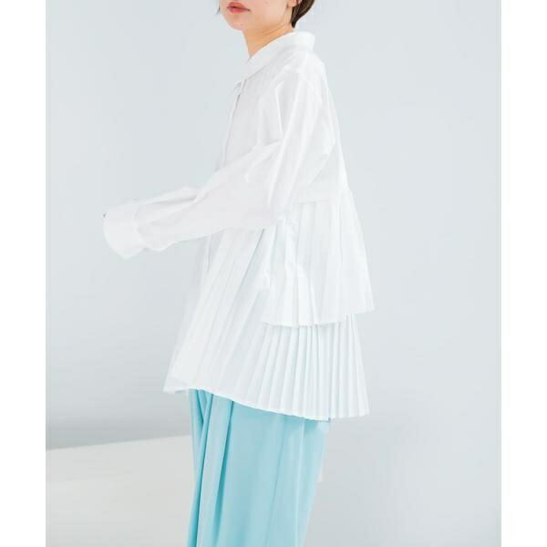 ELENDEEK　PLEATS LAYERED SHIRTS／アーバンリサーチ ロッソ（URBAN RESEARCH ROSSO）