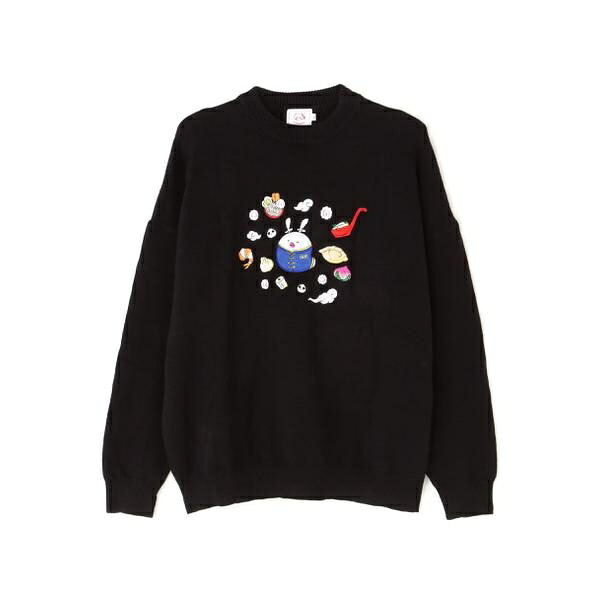 チュウカタベタイ／サガラ刺繍クルーネックニット／エルエイチピー（LHP）｜丸井（マルイ）店