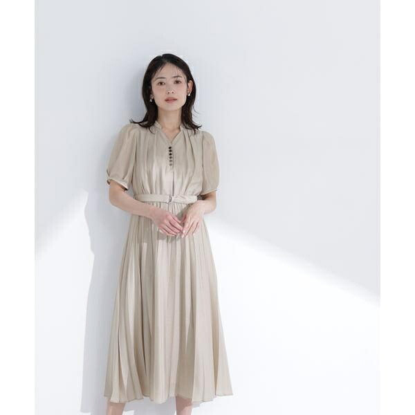 フロントボタンプリーツワンピース/ナチュラルビューティーベーシック(NATURAL BEAUTY BASIC)|丸井(マルイ)店
