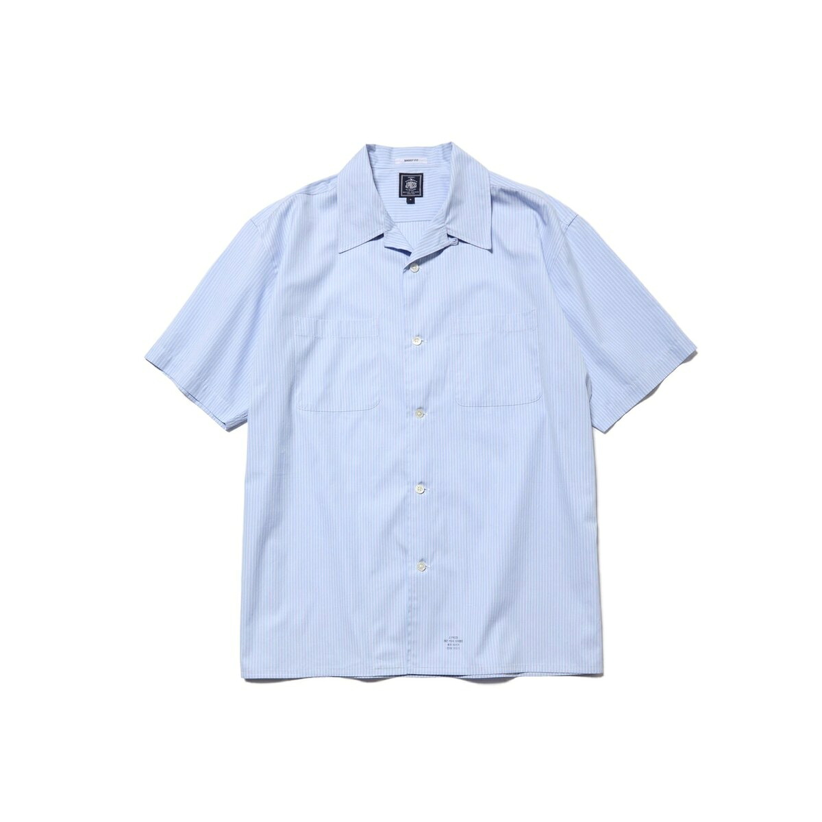 【J.PRESS ORIGINALS】Broad Stripe Open Half Sleeve S／Ｊプレス（J.PRESS）