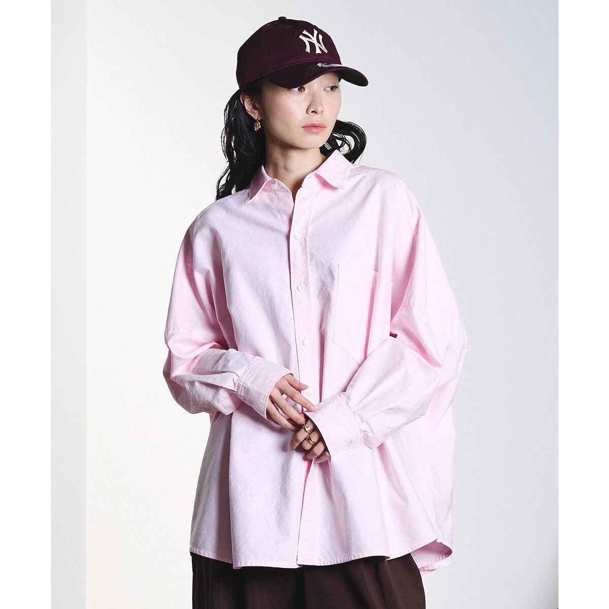 OXFORD BIG SHIRT／ローズバッド（ROSE BUD）