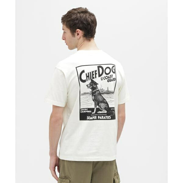 CHIEF DOG SLUB T-SHIRT／アヴィレックス（AVIREX） Tシャツ・カットソー-メンズファッション
