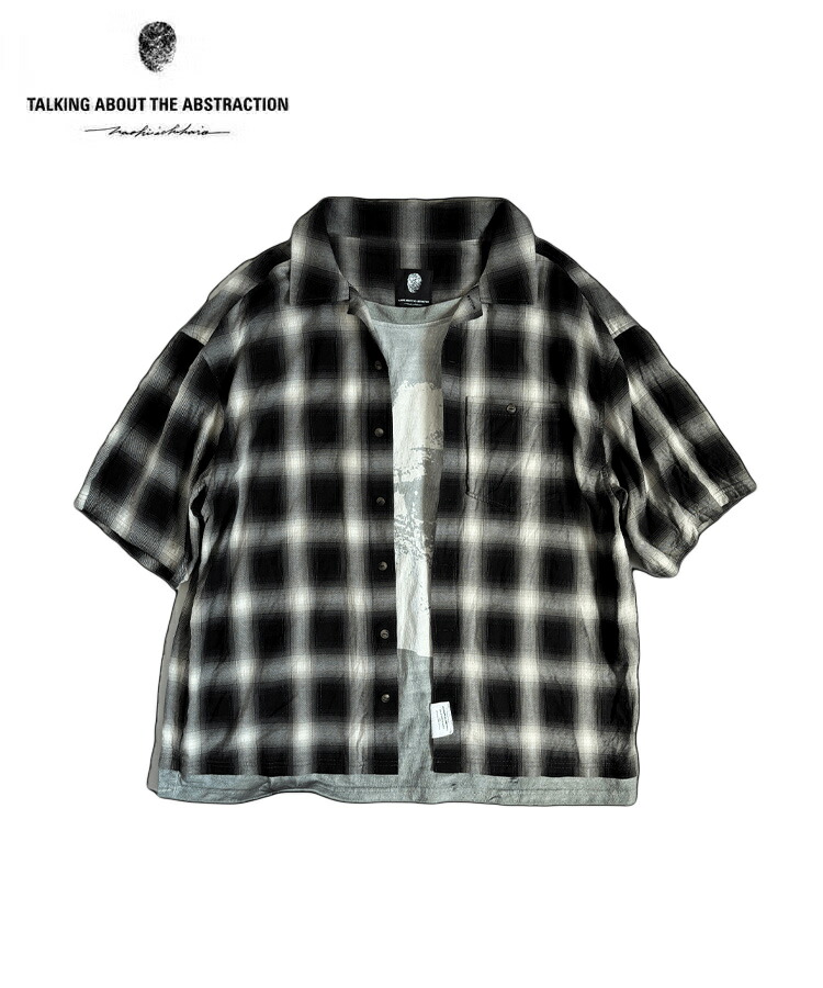 TRANSFER LAYERED STYLE S/S SH / ブラック [26SS-SH-004]／スタイライズ（STYLISE）｜丸井（マルイ）店