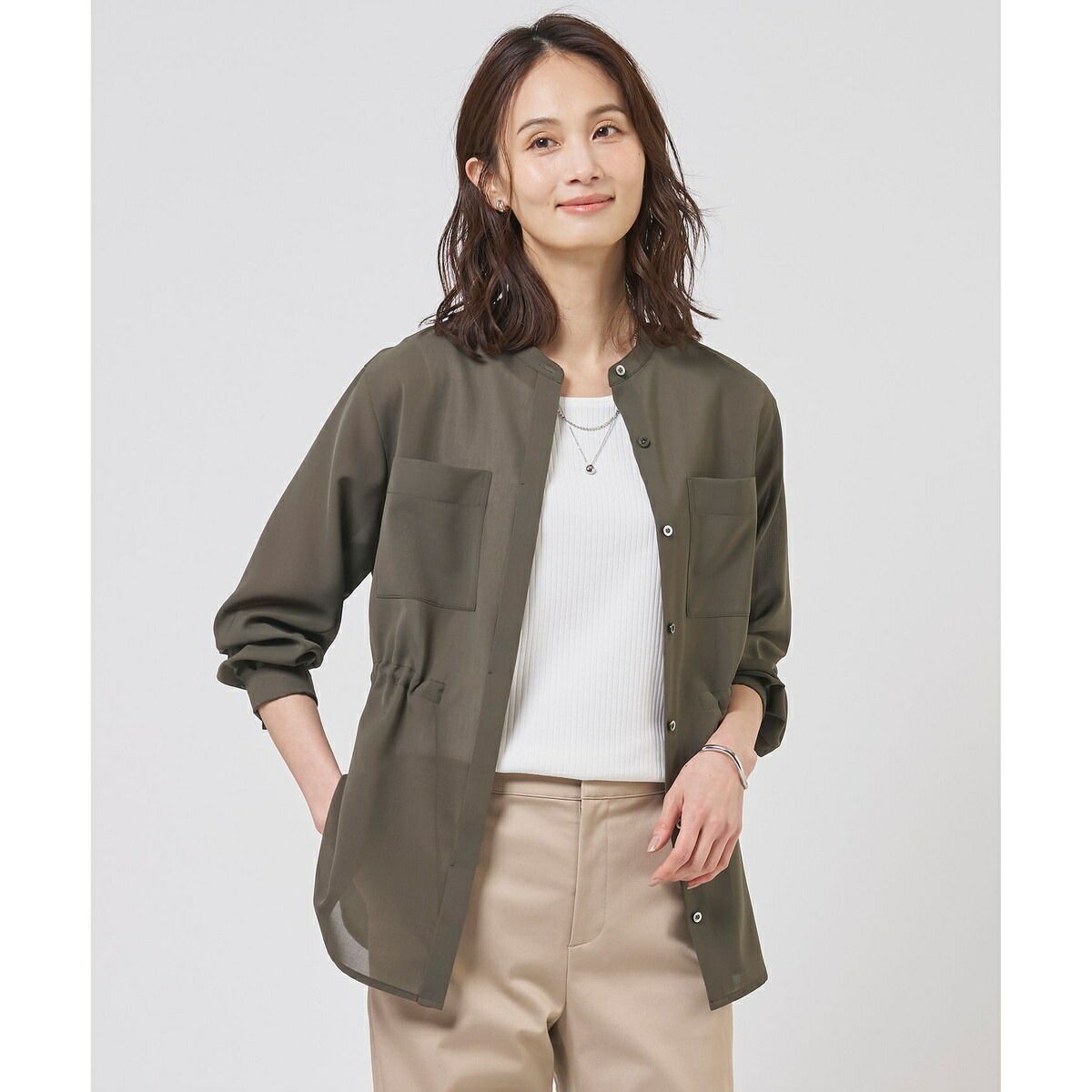 【冷房対策に】RELAXION Sheer ボイル ブラウス／Ｊプレス（J.PRESS） 16,323円
