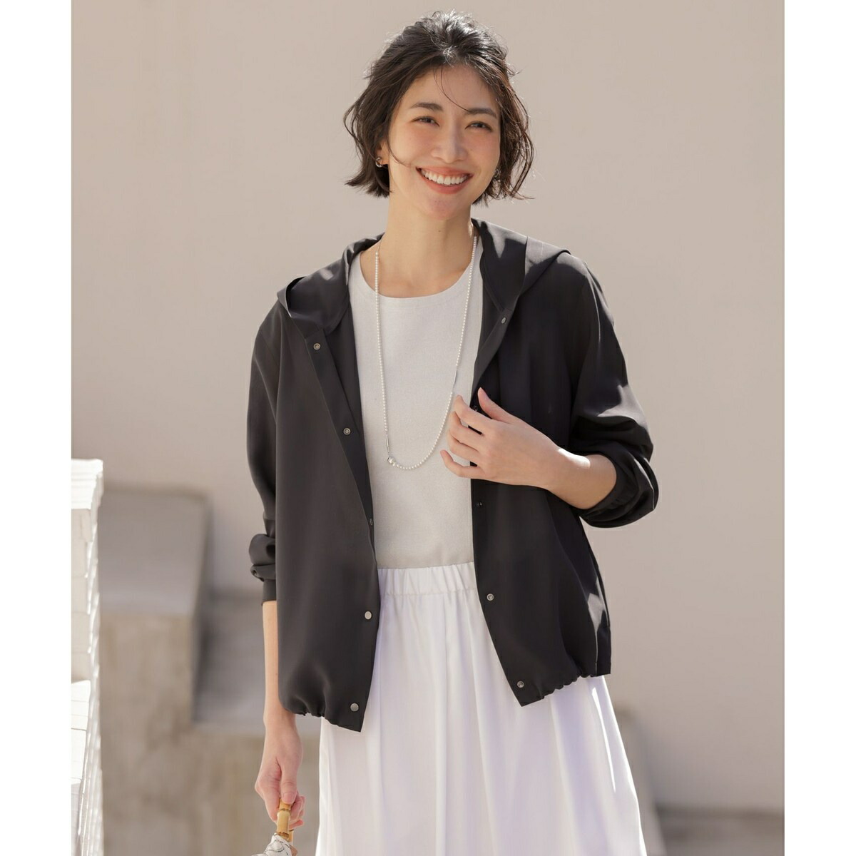 【冷房対策に】RELAXION Sheer ボイル フーデッド ジャケット／Ｊプレス（J.PRESS）