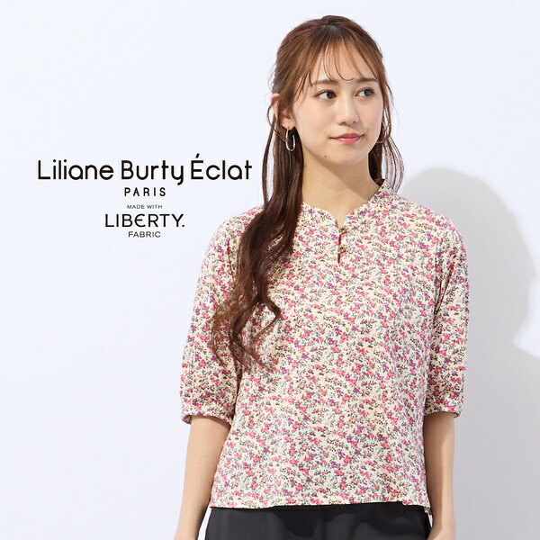 【洗える】リバティプリントプルオーバーTシャツ／リリアンビューティ エクラ（Liliane Burty ECLAT）｜丸井（マルイ）店 9,841円