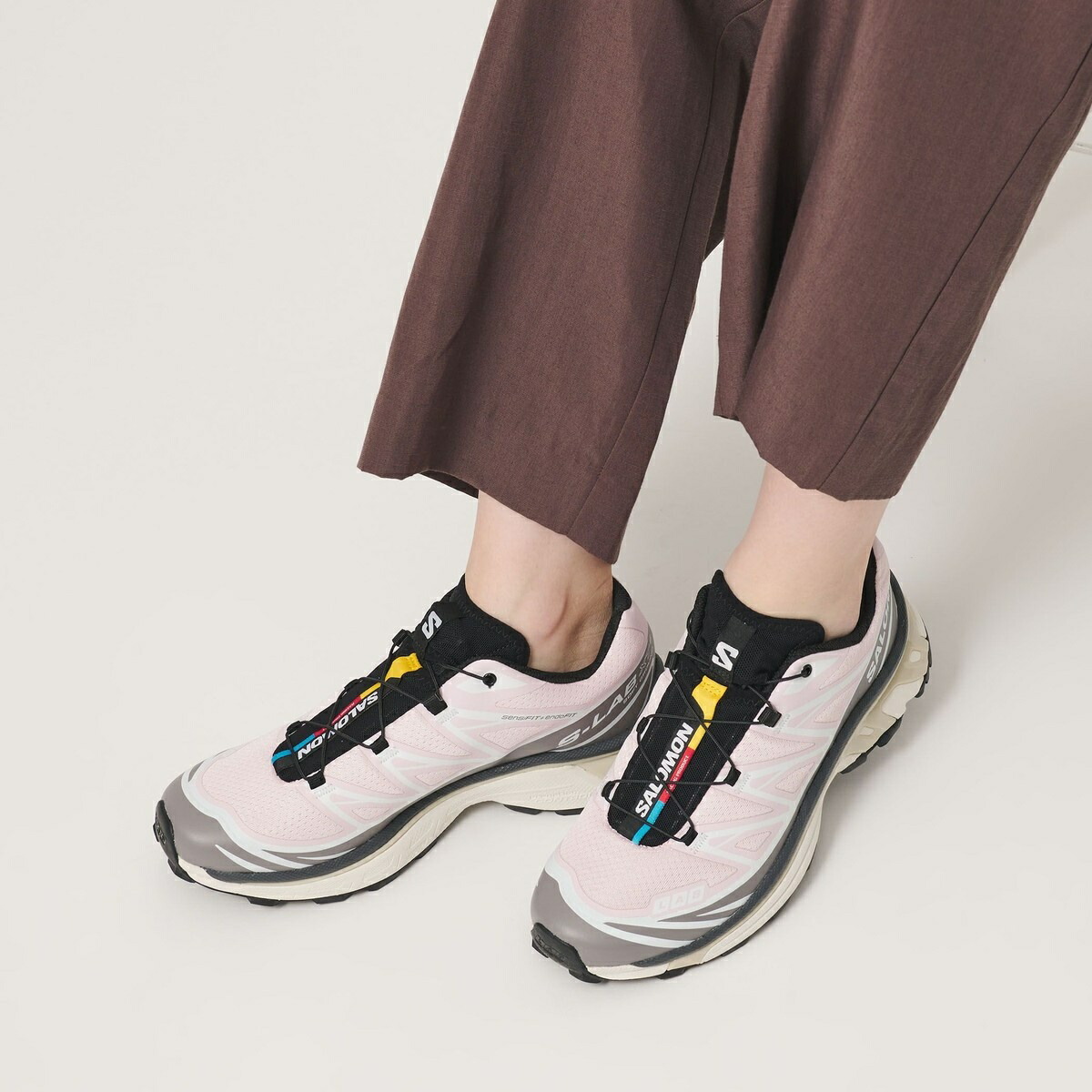＜Salomon＞XT-6 さくら色 スニーカー／もの言う花＆若い者 ユナイテッドアローズ（BEAUTY＆YOUTH）
