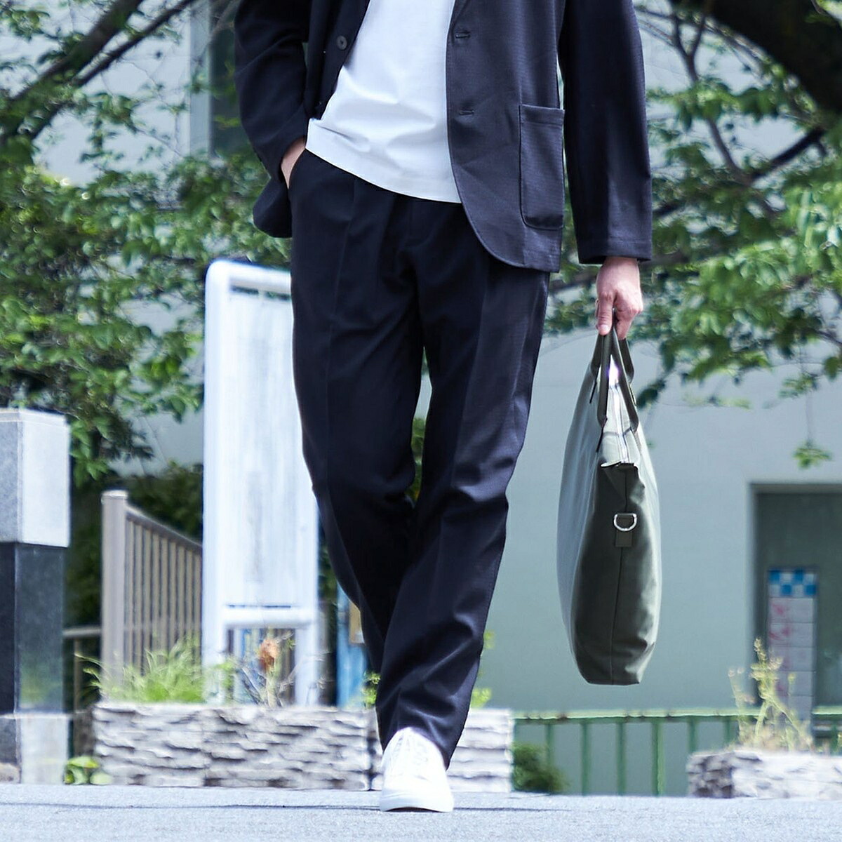 SHIPS:〈撥水/防しわ/洗濯機可能〉DOT AIR(R)スラックス(セットアップ対応)／シップス（SHIPS）｜丸井（マルイ）店