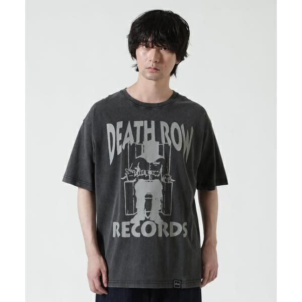 U／MUSIC（ユーミュージック)／DEATH ROW REC／SS Tee／BLACK／ロイヤルフラッシュ（ROYAL FLASH）
