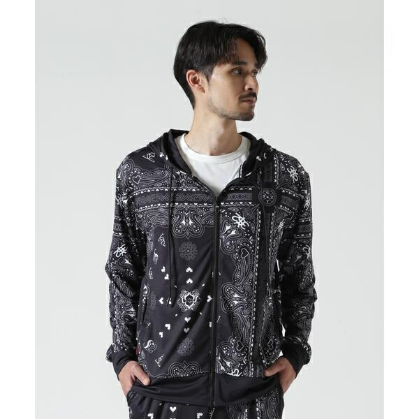 SY32 by SWEET YEARS ／RASH GUARD GRAPHIC ZIP HD／ロイヤルフラッシュ（ROYAL FLASH）