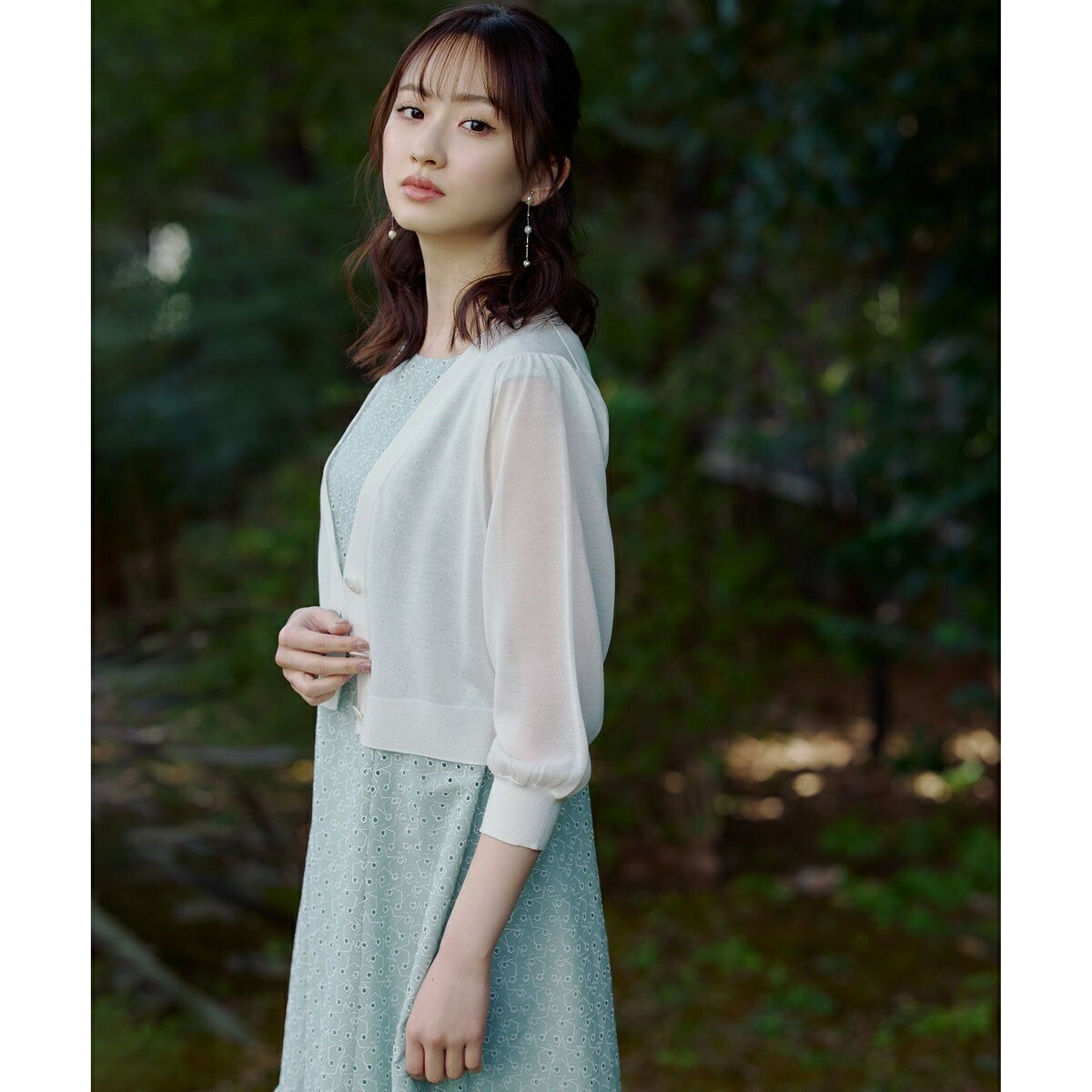 【星風まどかさん着用】SHEER CARDIGAN カーディガン／トッカ（TOCCA）