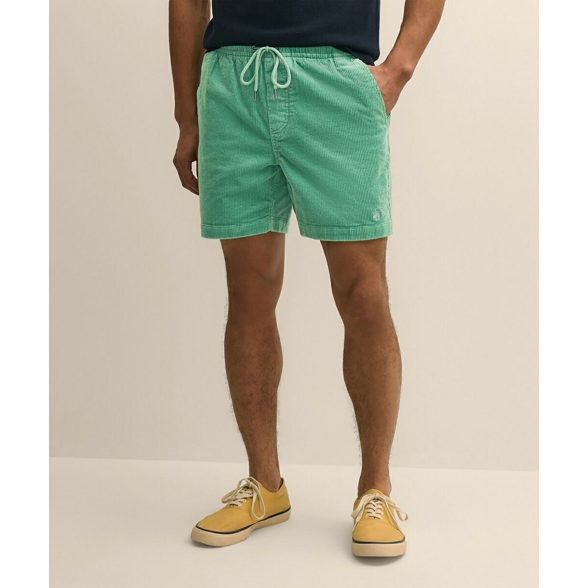 ストレッチコットン　8-Wale　サマーコーデュロイ　GFロゴ　6inショーツ／ブルックスブラザーズ（Brooks Brothers） 18,700円