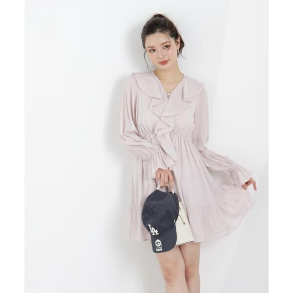 《EDIT COLOGNE》ラッフルミニワンピース　26SS／プロポーション ボディドレッシング（PROPORTION BODY DRESSING）
