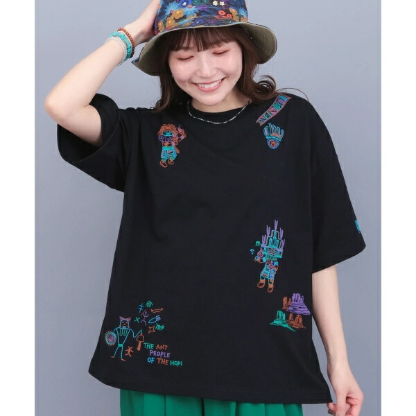 カッチーナ刺繍Tシャツ／チチカカ（titicaca）