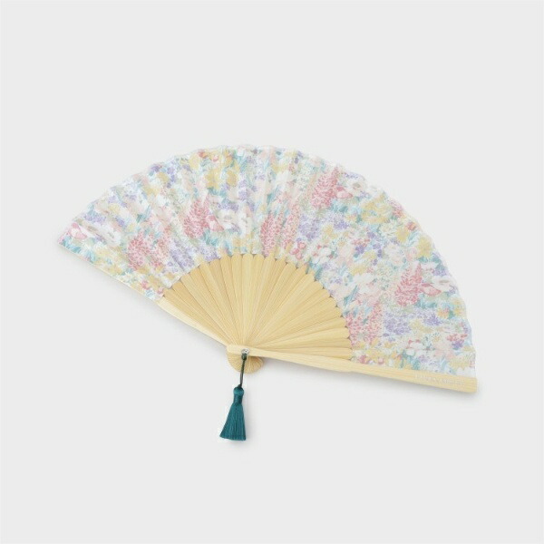 エヴァリンガム メドウ柄 扇子（ギフトボックス付き）／ローラ アシュレイ（LAURA ASHLEY）