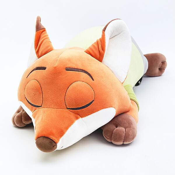 ディズニー ズートピア ニック モチハグ抱きまくら(L) クッション ぬいぐるみ 寝具 Disne／パーフェクト・ワールド・トーキョー（Perfect World Tokyo）