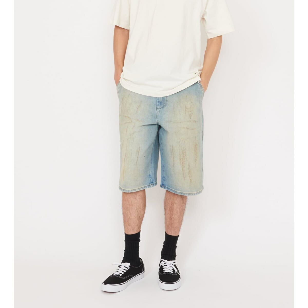 ダーティーウォッシュ ジーンズさる股引き／ディッキーズ（Dickies）