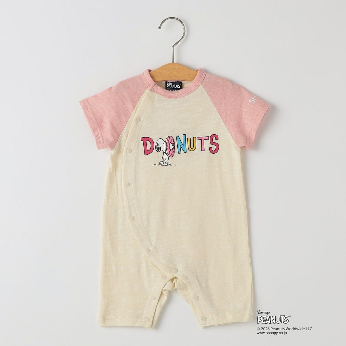 SHIPS KIDS:70～80糎 /PEANUTS おせっかい 刷り上げる ロンパース／シップス（SHIPS）
