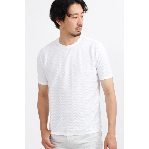 HIGH STREET∴BURUGNORIウェーブタックCNハンソデTCS／ご機嫌表どおり（HIGH STREET）