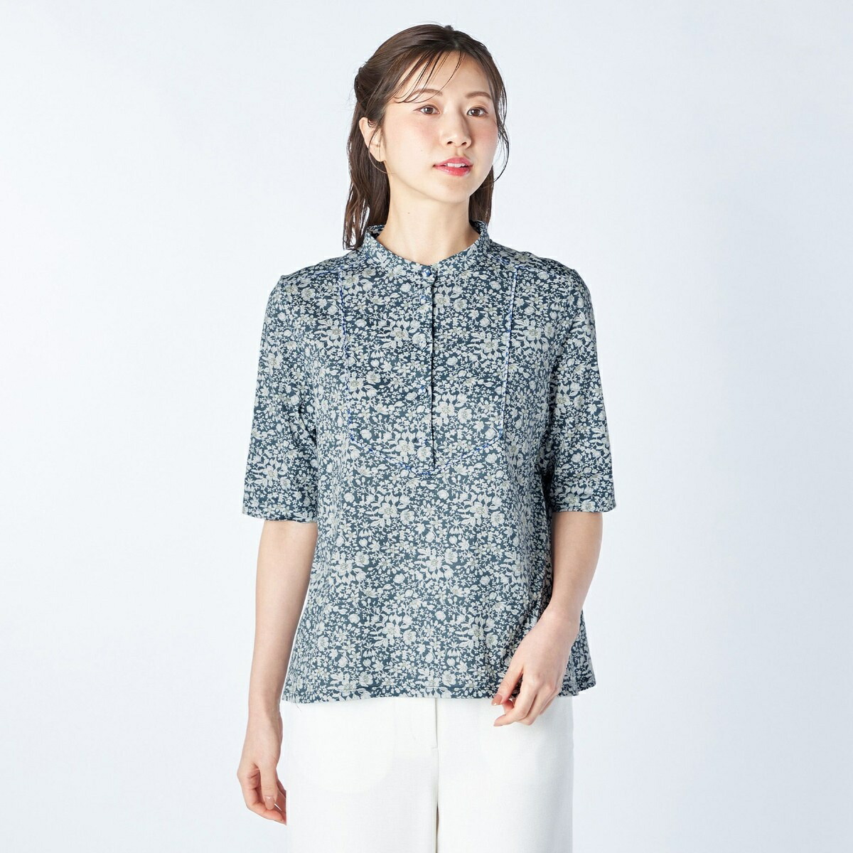 【L大きさ】Ｌｉｂｅｒｔｙ Ｐｒｉｎｔ Ｌｉｚｚｙカットソー／キース（KEITH）