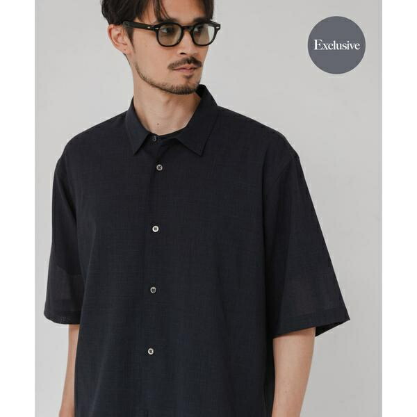 『別注』ATON×URBAN RESEARCH WOOL GAUZE SHORT-SLEEVE SH／アーバンリサーチ（URBAN RESEARCH）