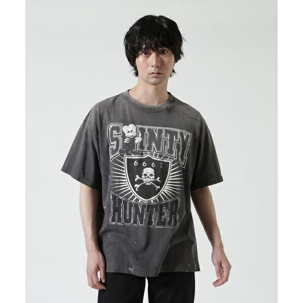 SAINT MICHAEL／セントマイケル／BH_SS T／SAINTY HUNTER／BLACK／ロイヤルフラッシュ（ROYAL FLASH）｜丸井（マルイ）店