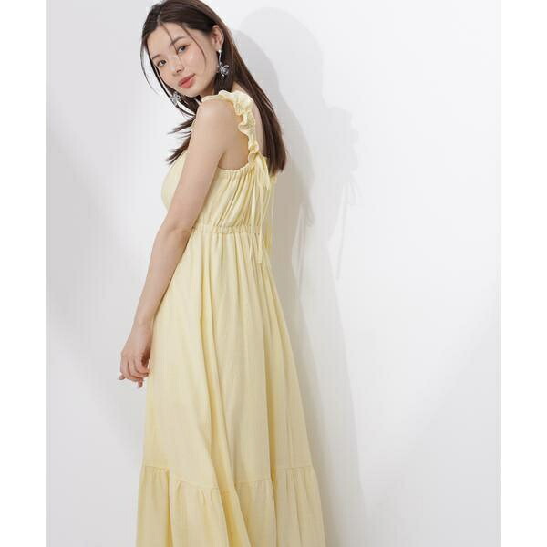 ＜EDIT COLOGNE＞フリルショルダーティアードワンピース／プロポーション ボディドレッシング（PROPORTION BODY DRESSING）｜丸井（マルイ）店 11,695円