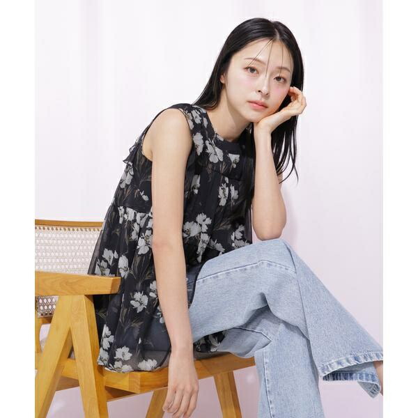 〈RIBBONシリーズ〉ティアードチュニックブラウス／ジル バイ ジル スチュアート（JILL by JILL STUART）｜丸井（マルイ）店