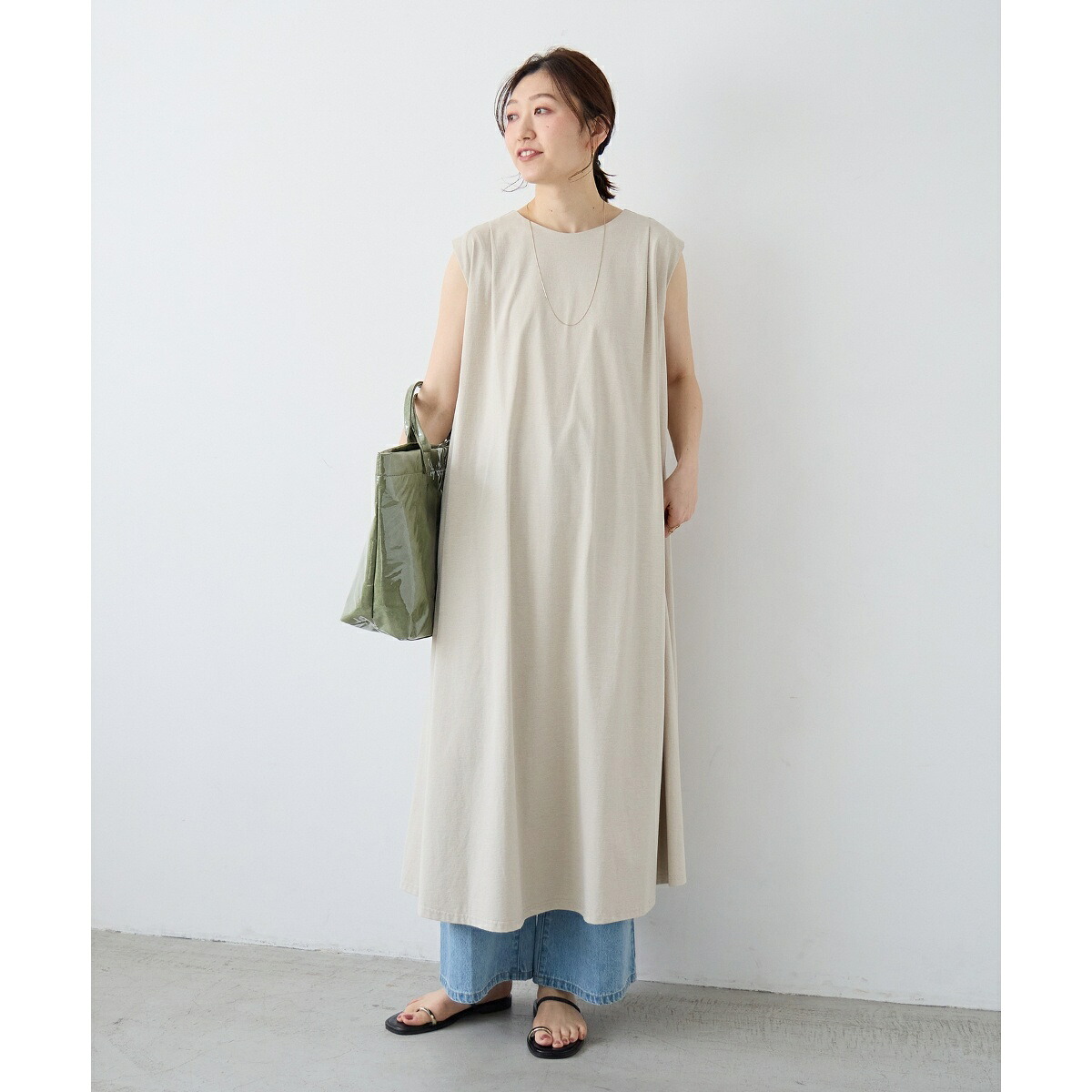 ノースリーブカットワンピース／ルクールブラン（le.coeur blanc）