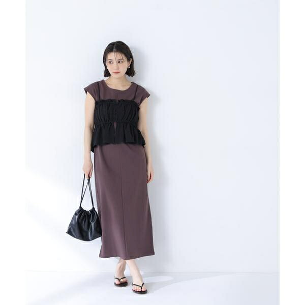 ビスチェセットカットソーワンピース/ナチュラルビューティーベーシック(NATURAL BEAUTY BASIC)|丸井(マルイ)店