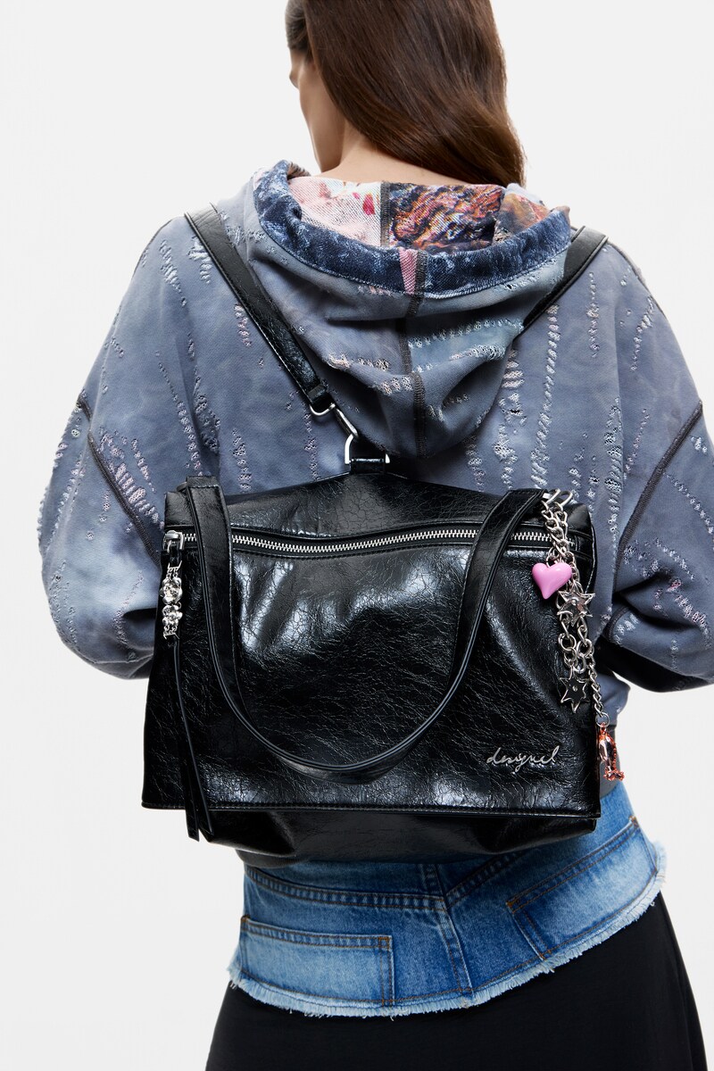 2WAYチェーンチャーム付きフラップバッグパック 2026aw 新作/デシグアル(Desigual)|丸井(マルイ)店